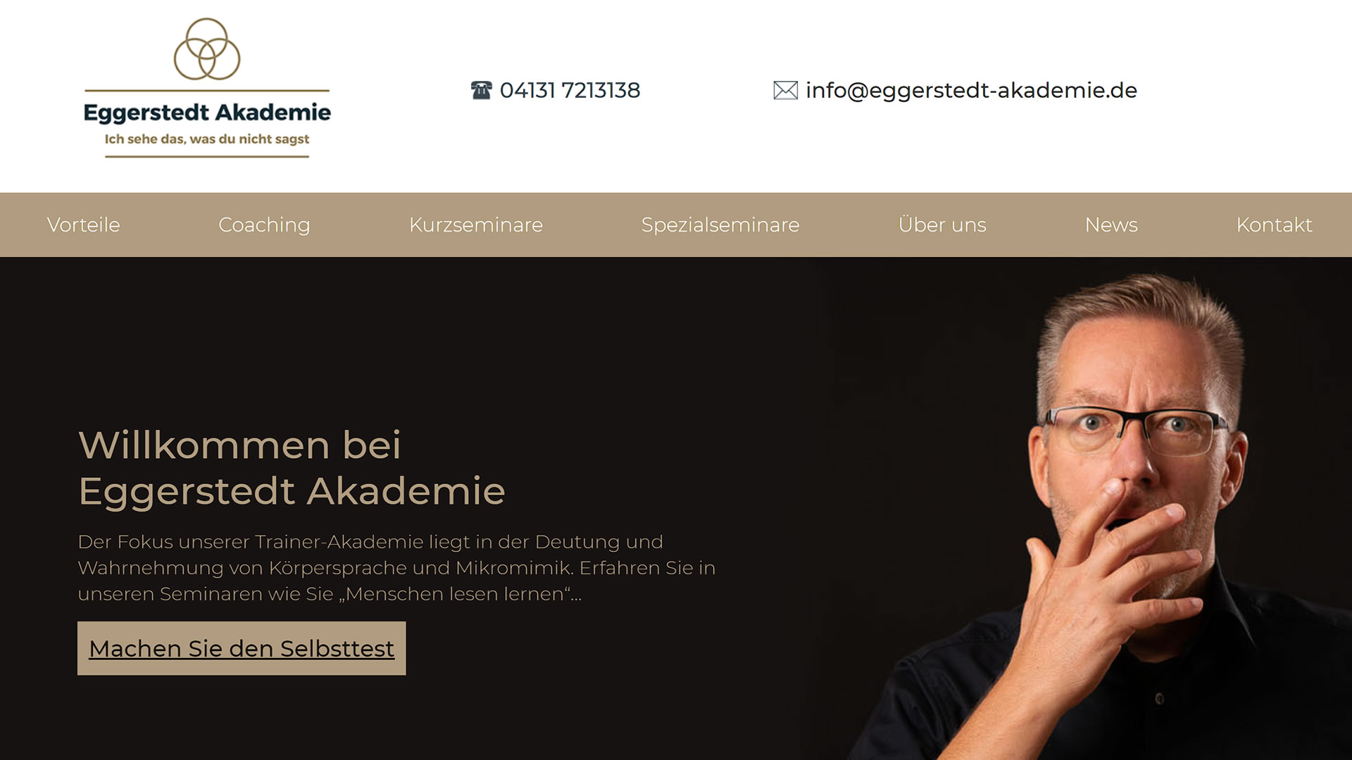 Webseite Eggerstedt Akademie